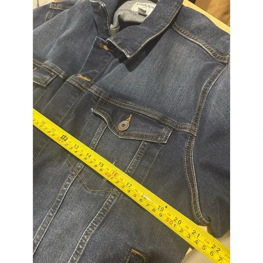 Goodfellow & Co Men's Sz XL Monticello Wash Denim Trucker Jacket Blue Button Up